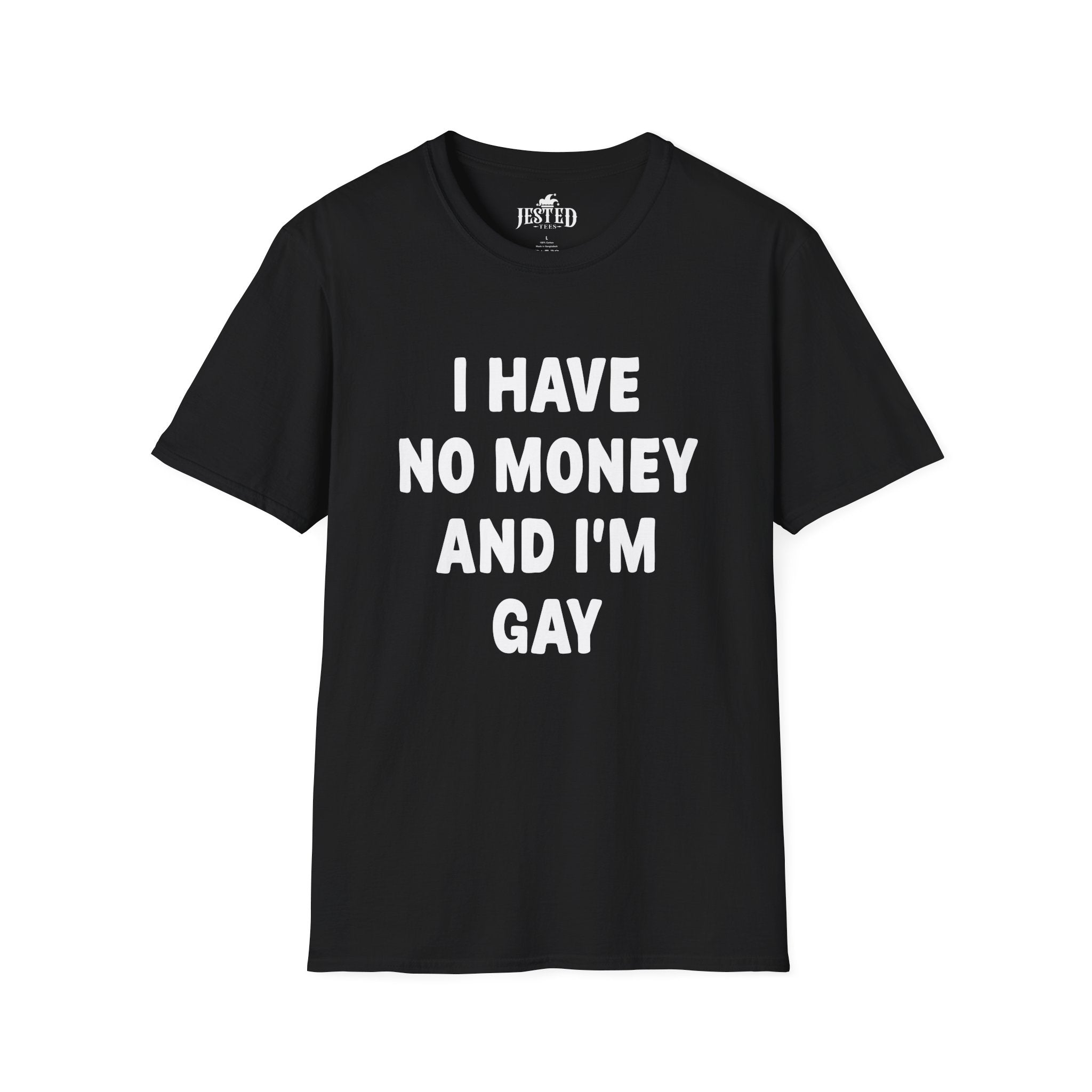 I Have No Money And I'm Gay T-Shirt