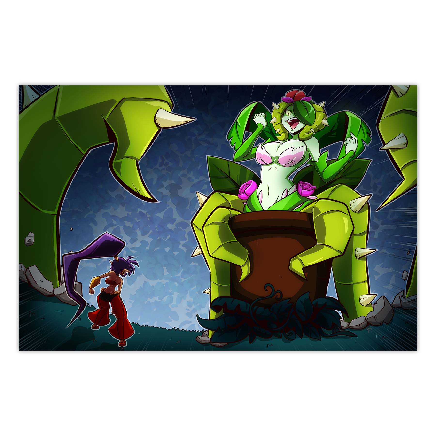 Shantae x Water Lily Siren Print – Jested Tees